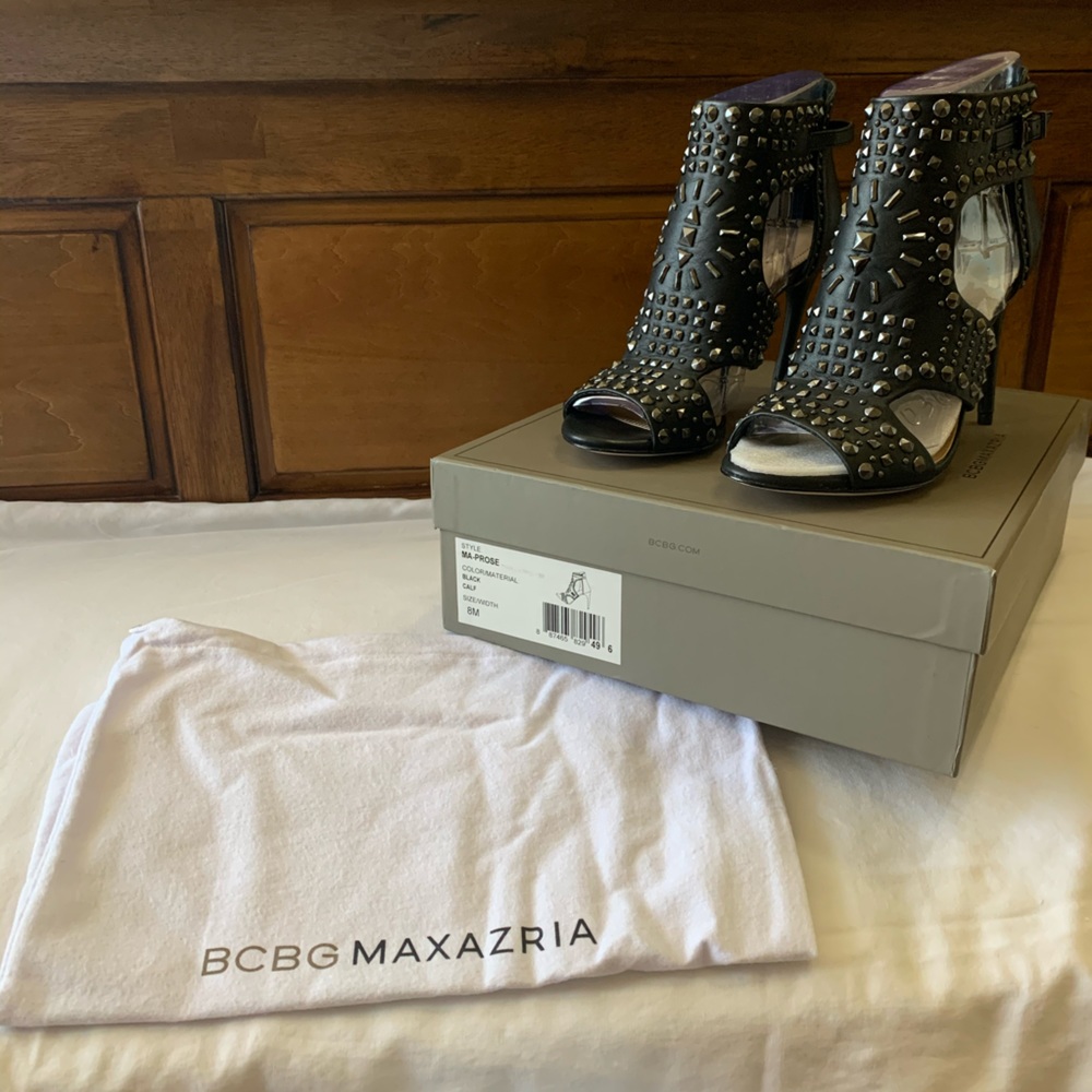 BCBG Maxazari Prose Studded High Heels